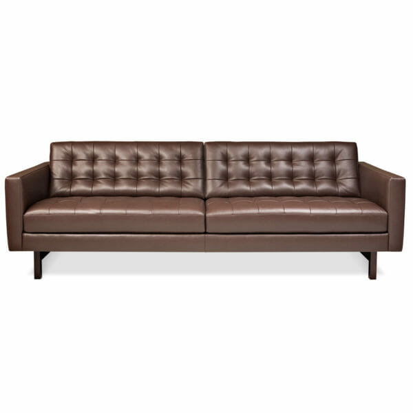 Brown Living Room leather Couch