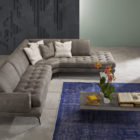 Modern Brown Living Room Sectional Sofa