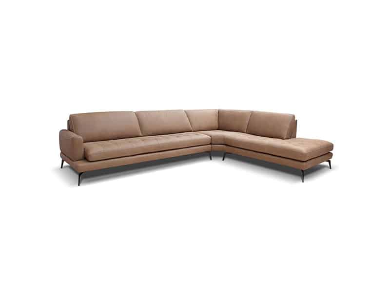 Modern Sectional Sofa, Contemporary Leather Sectional With Chaise