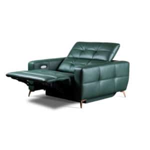 Verona Contemporary Leather Living Room Recliner
