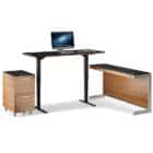 Home office system with modern lift desk