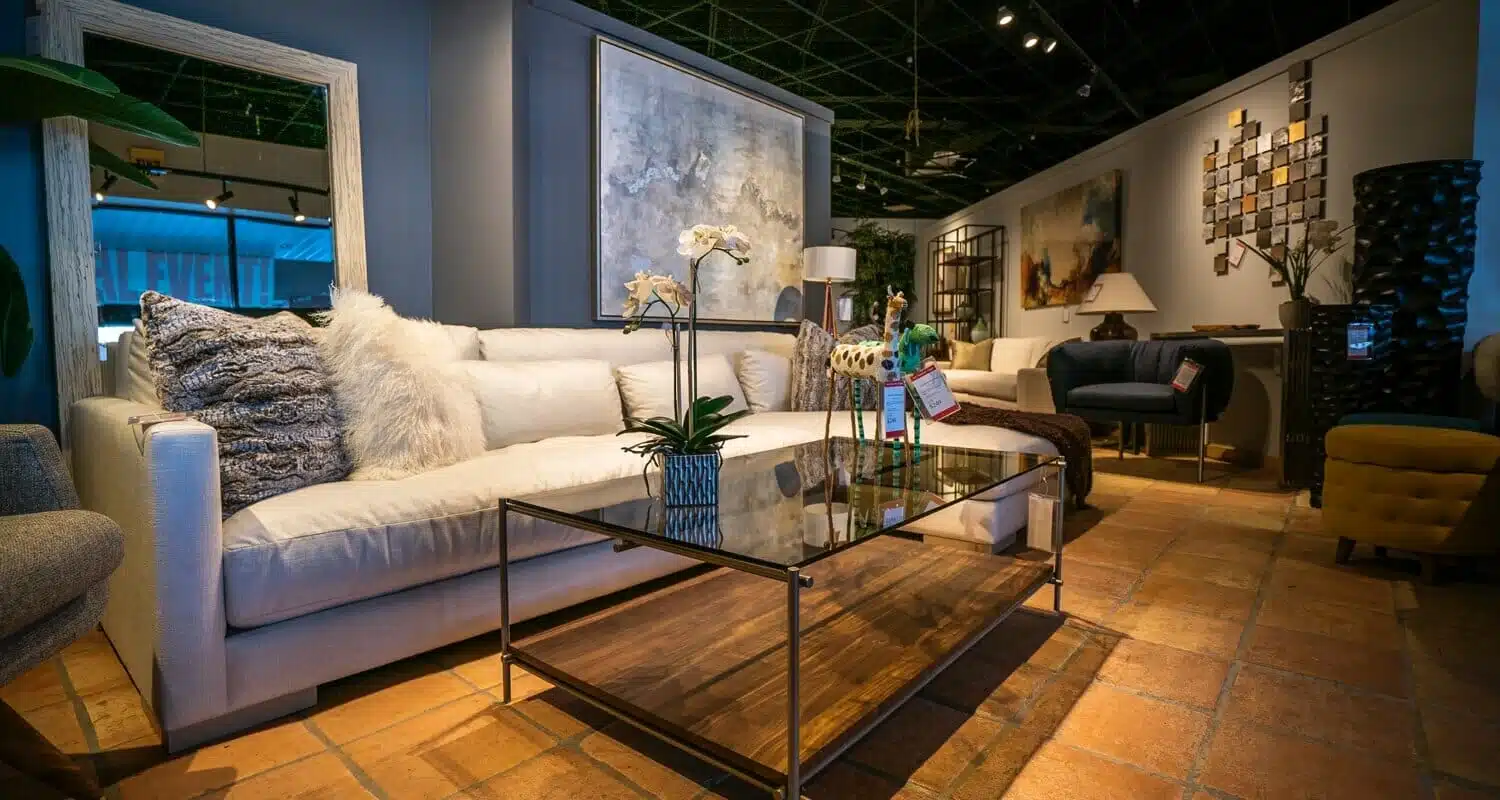 Modern living room furniture in our Salt Lake City store - contemporary sofas, chairs, tables and more