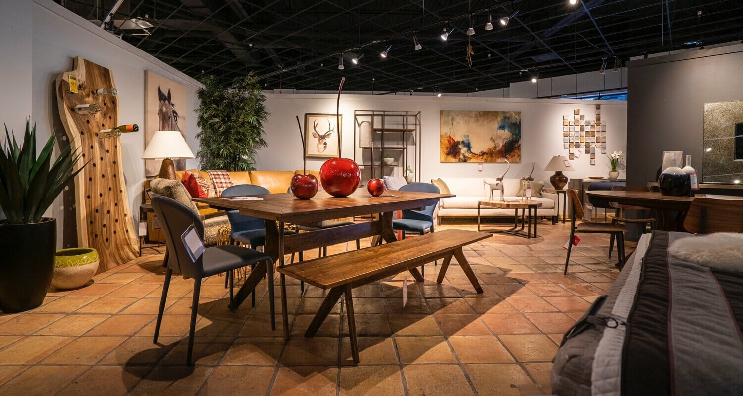Our Salt Lake City store featuring modern dining room furniture found at San Francisco Design's Salt Lake City Showroom