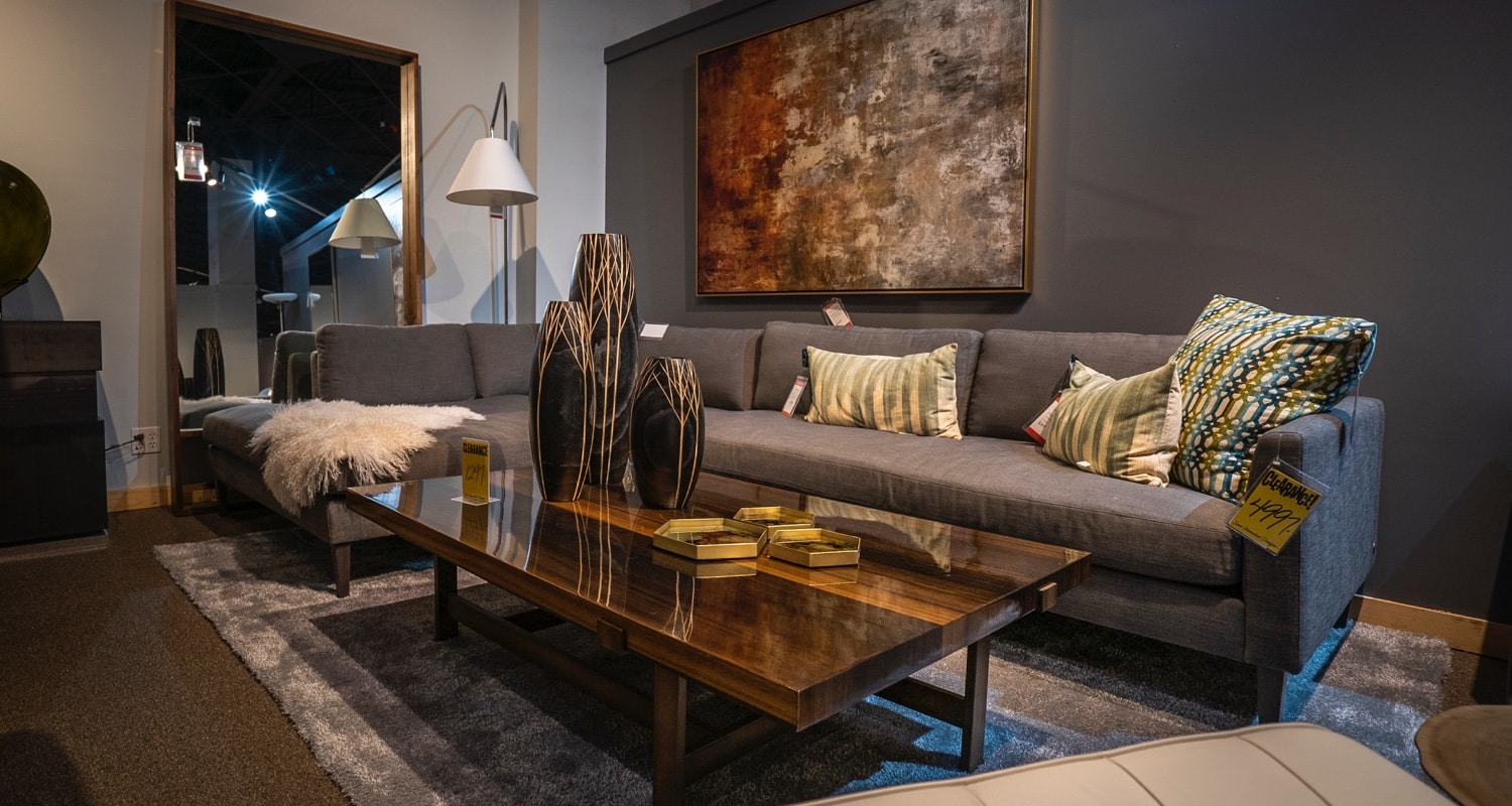 Modern living room furniture available at San Francisco Design's Park City Furniture Store