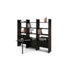Dark Wood Modern Office system for home office