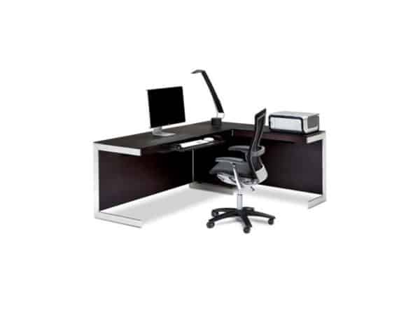 modern wood & metal home office desk