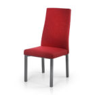 Red High Back Fabric Dining Chair for a Modern Dining Room
