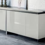 Europa Sideboard Cabinet with Cream Finish