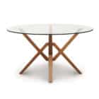 Rounded Modern Dining Table or Contemporary Coffee Table Exeter Design