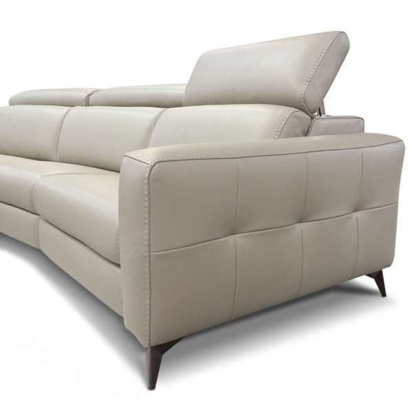 The Morfeo Leather Contemporary Living room Sofa