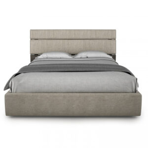 brown and gray plank bed with Modern Bed Frame & Headboard
