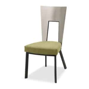 high back modern dining chair for a contemporary dining room