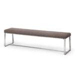 Contemporary Fabric Dining Room Bench for a Modern Dining Room