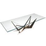 Modern Glass Dining Room Table for a Contemporary Dining Room