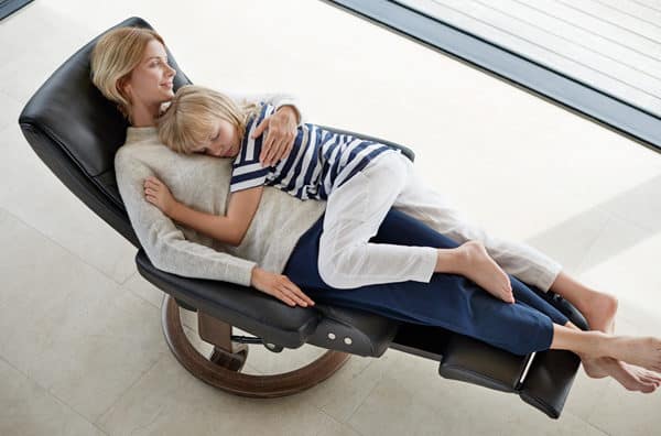 Mother and Daughter Relaxing Stressless