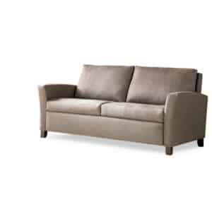 Carey Modern Leather Sleeper Sofa for a Contemporary Living Room