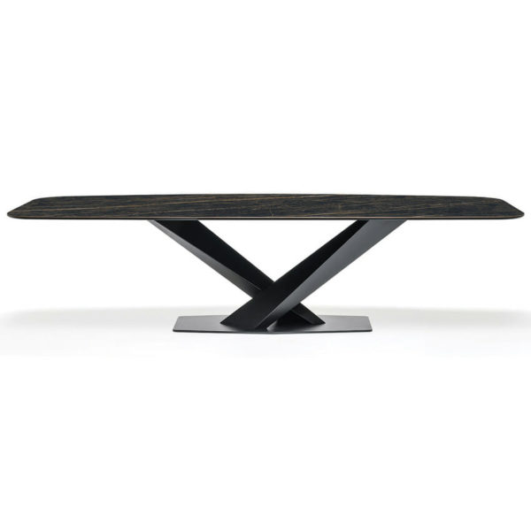 Stratos Customizable Contemporary Dining Room Table