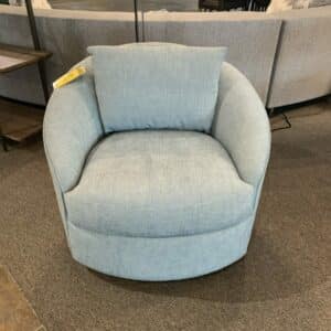 Modern Gray Swivel Chair on Sale at San Francisco Design