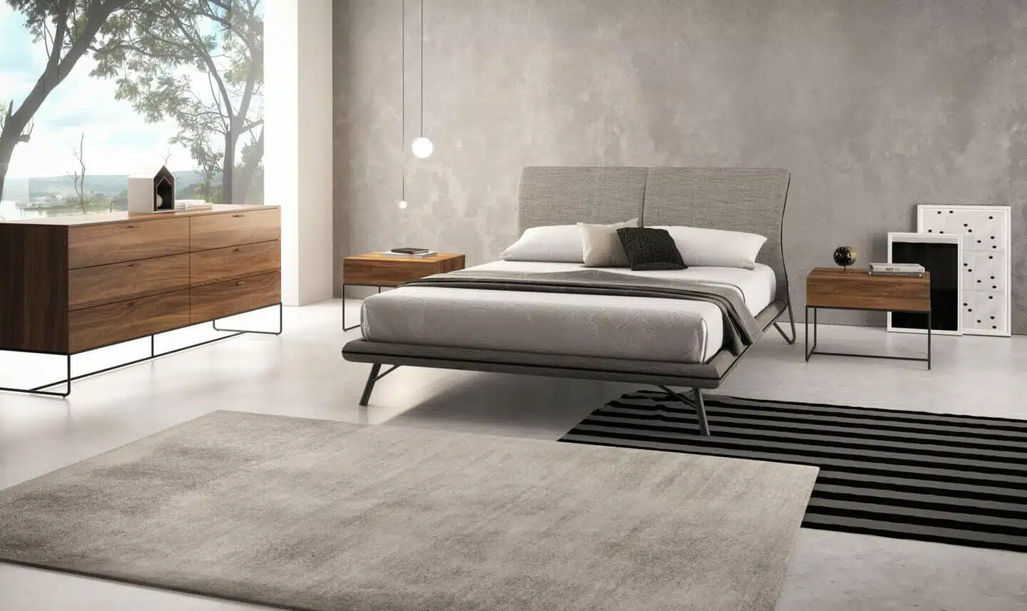 Upholstered Modern Bed Frames from San Francisco Design