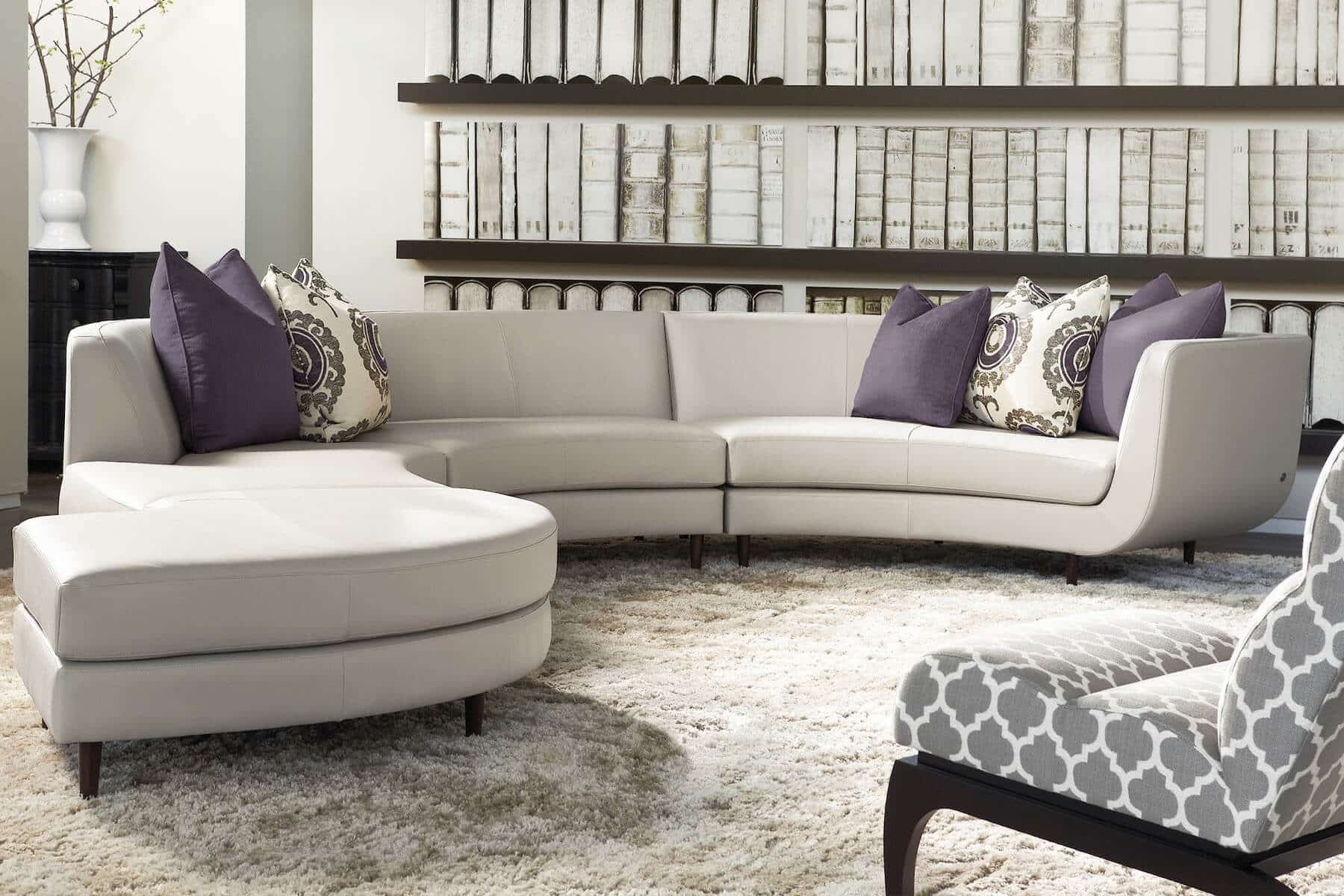 Off-white modern sofa & modern living room furniture from San Francisco Design