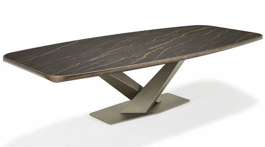 Modern Luxury Dining Table with Geometric Style