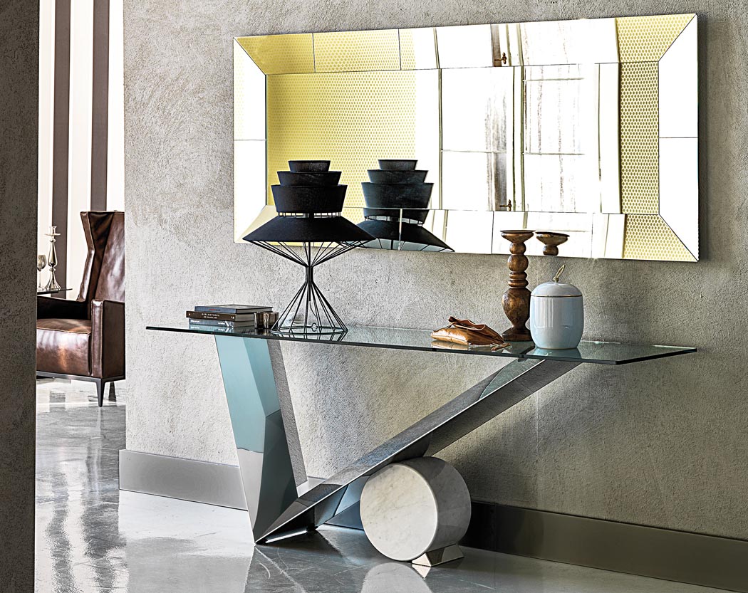 Unique Modern Console table for entry from San Francisco Design