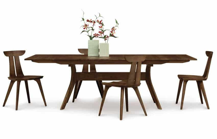 modern extendable dining table for a contemporary dining room