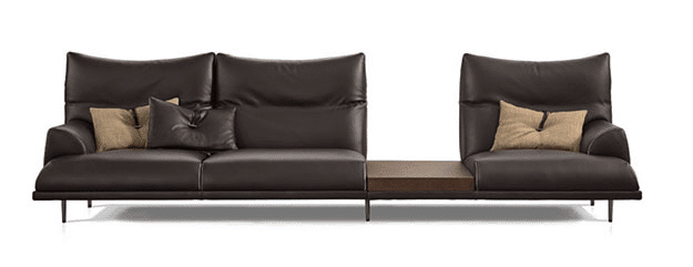 italian leather sofa - brown leather sofa