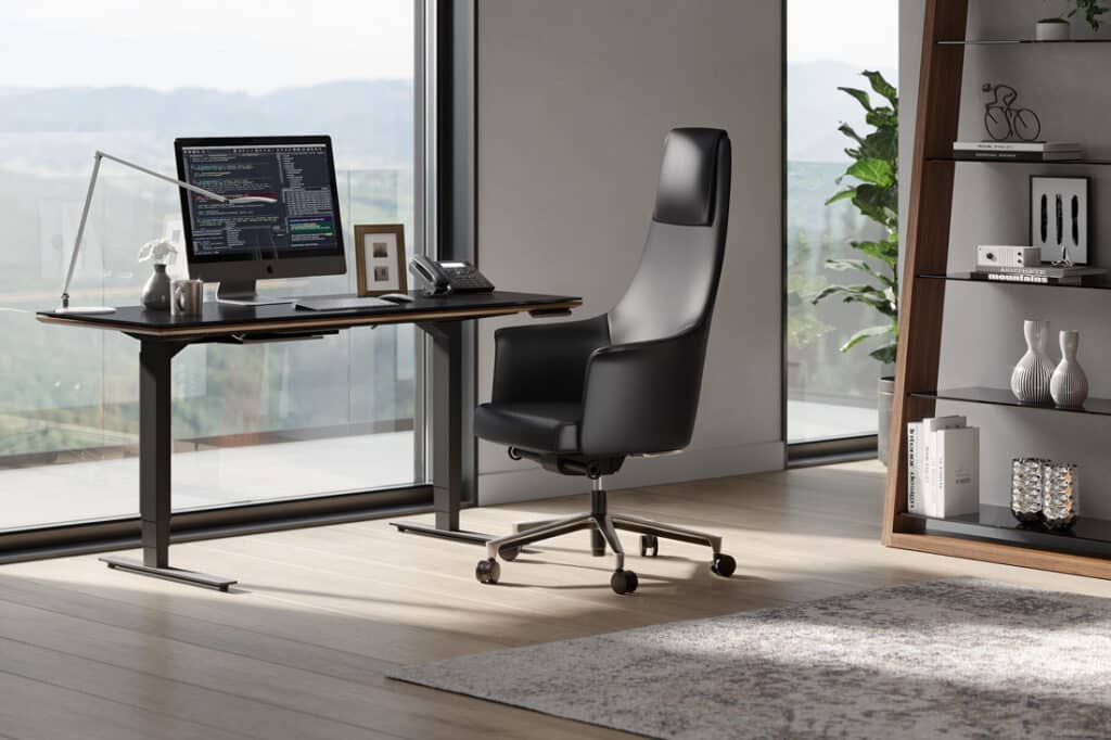 Sit/Stand Modern Desk from BDI at San Francisco Design 