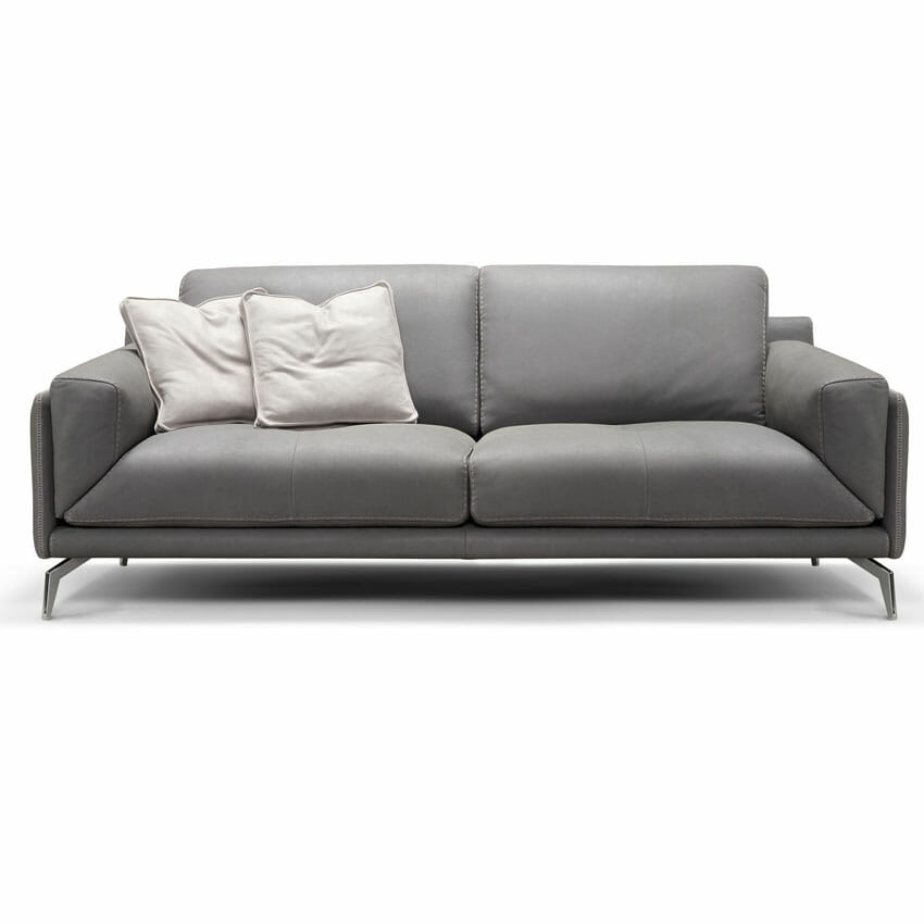 Holiday isolation request The Glamour Sofa | Modern Leather Sofa | San Francisco Design
