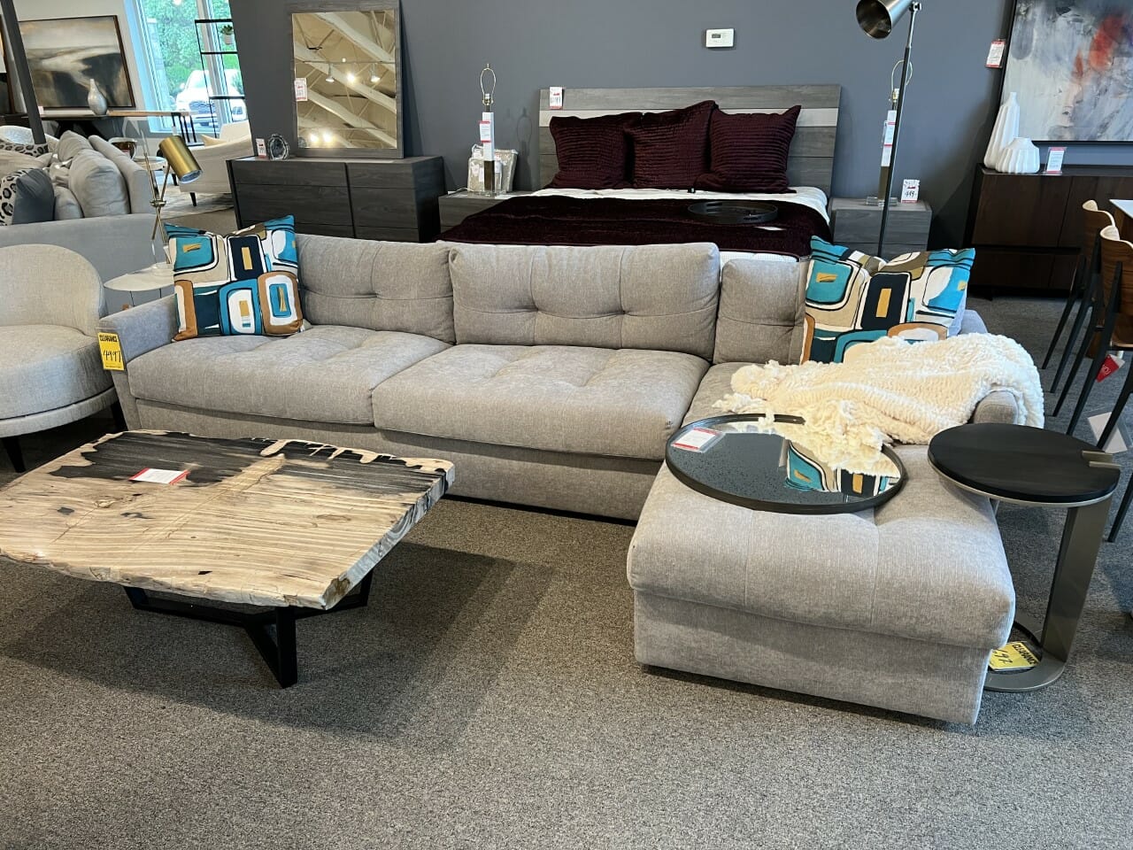Carmet Sectional Sofa | Clearance Furniture | San Francisco Design