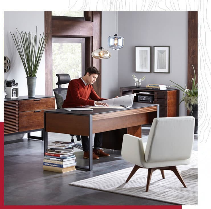 BDI Home Office Furniture available at San Francisco Design stores in Salt Lake City and Park City, Utah